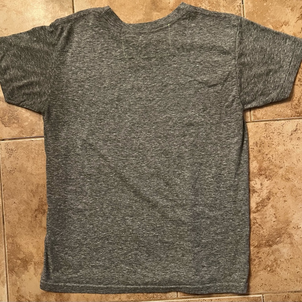 Aviator Nation Gray Tee with Rainbow Graphic - Picture 2 of 3
